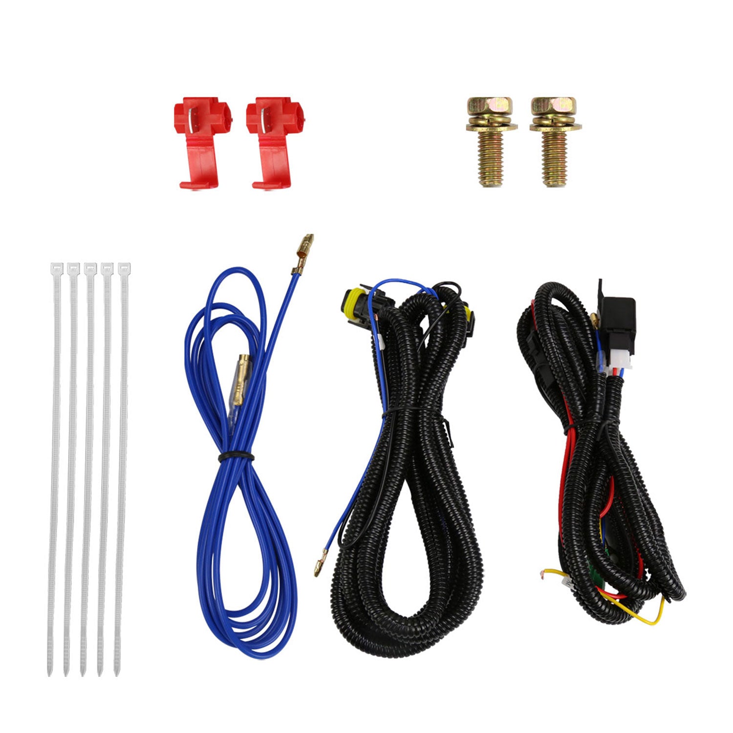 2017-2018 Nissan Rogue Sport H11 Fog Lights Kit Chrome Housing/Clear Lens