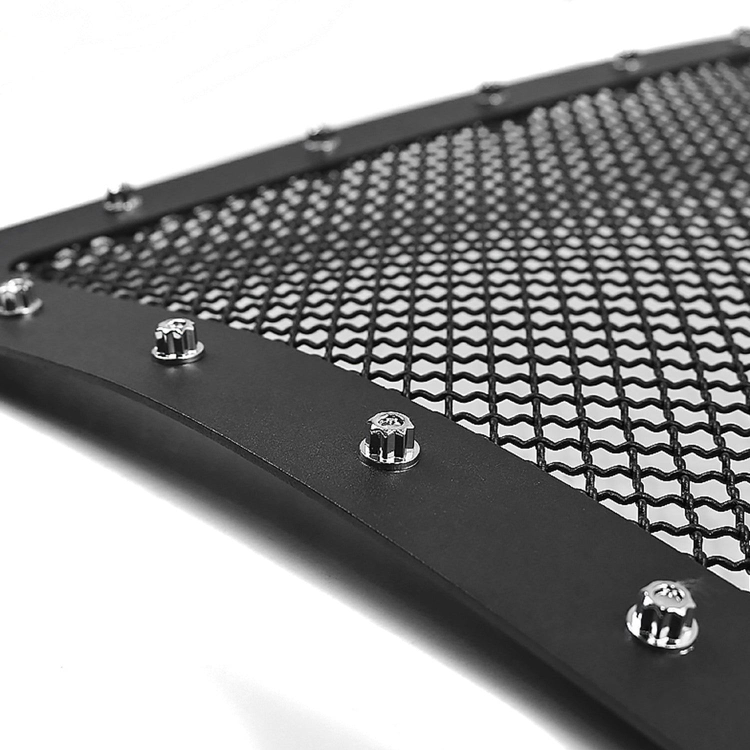 2009-2012 Ford F-150 Rivet Style Black S.Steel Mesh Grille Center Insert