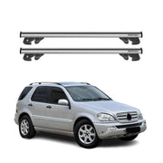 1997-2005 Mercedes M ML Class W163 Roof Rack Cross Bars Silver