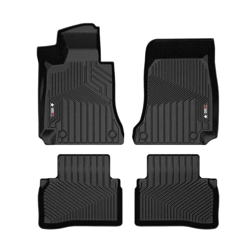 2017-2023 Mercedes E Class W213 Sedan Premium Floor Mats Liners First and Second Row Set