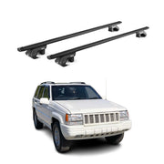 1993-1998 Jeep Grand Cherokee Roof Rack Cross Bars Black