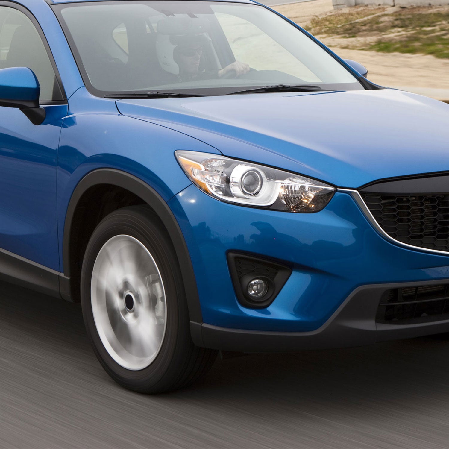 2013-2016 Mazda CX-5 H11 Fog Lights Kit w/Switch & Wiring Harness Chrome/Clear