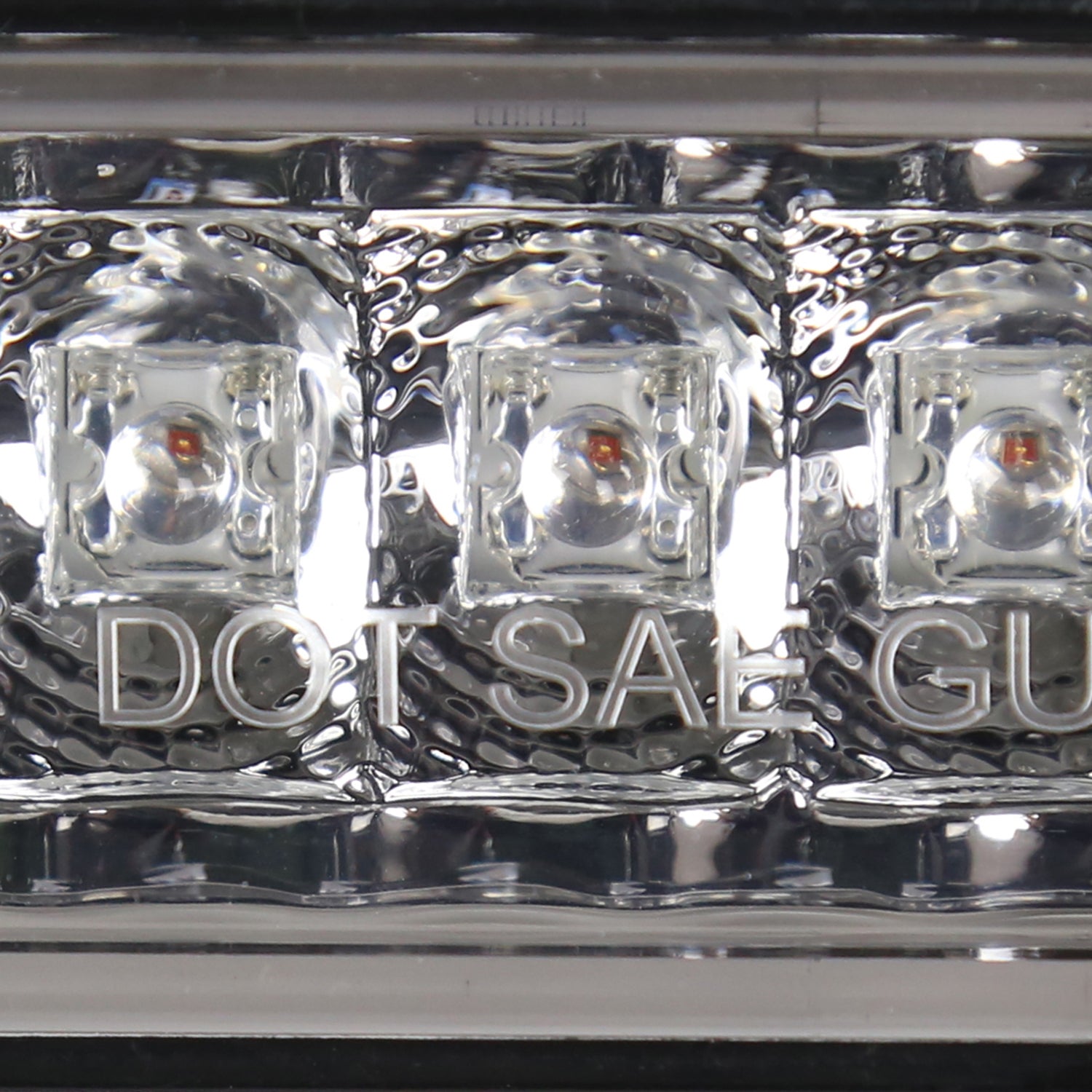 1992-1996 Ford F-150/F-250/F-350/Bronco LED 3rd Brake Light Chrome/Clear Lens