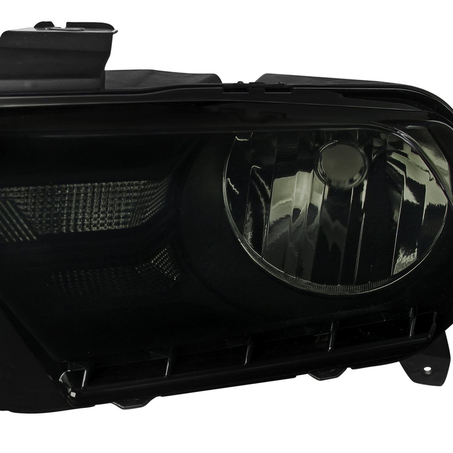 2010-2014 Ford Mustang Factory Style Headlights Black Housing/Smoke Lens