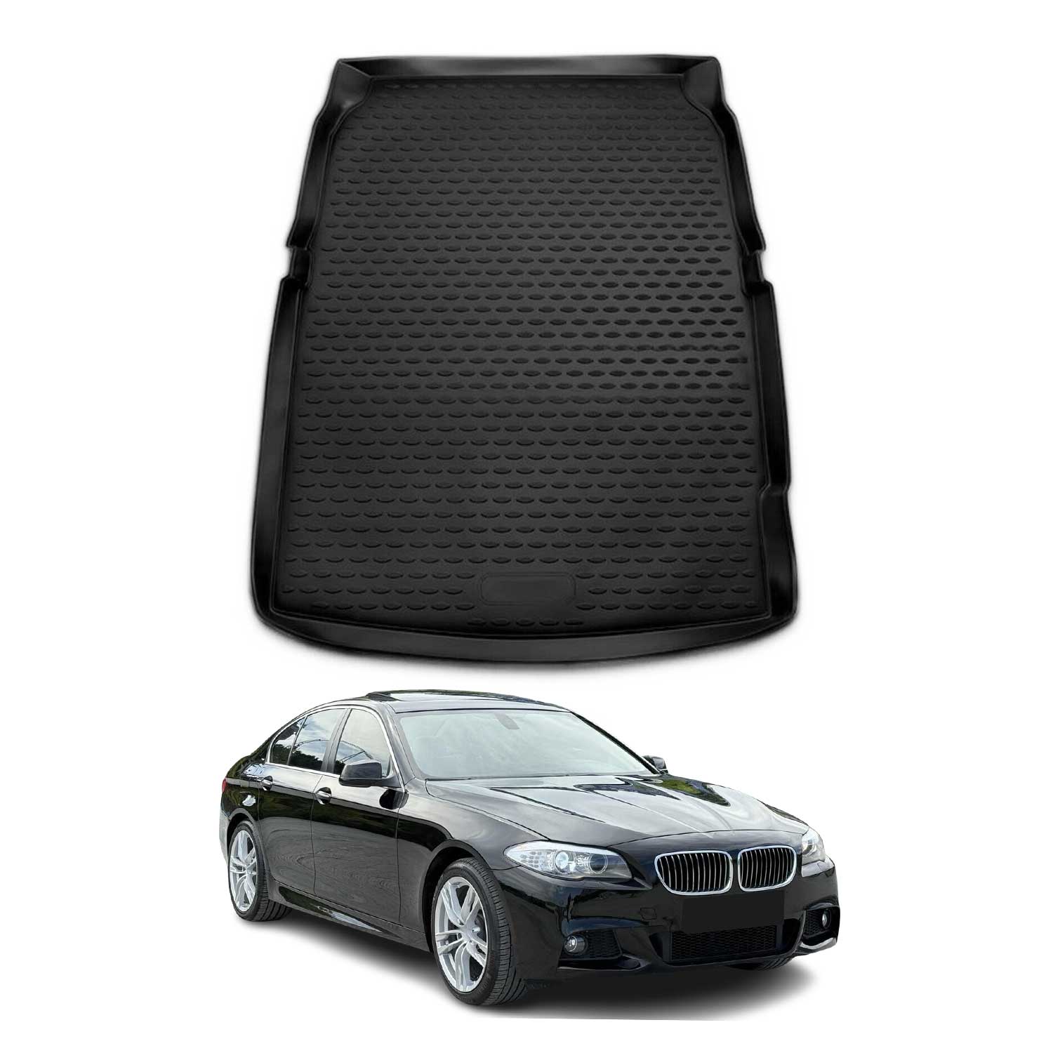 2011-2016 BMW 5 Series F10 Sedan Cargo Liner Trunk Mat All Weather Black