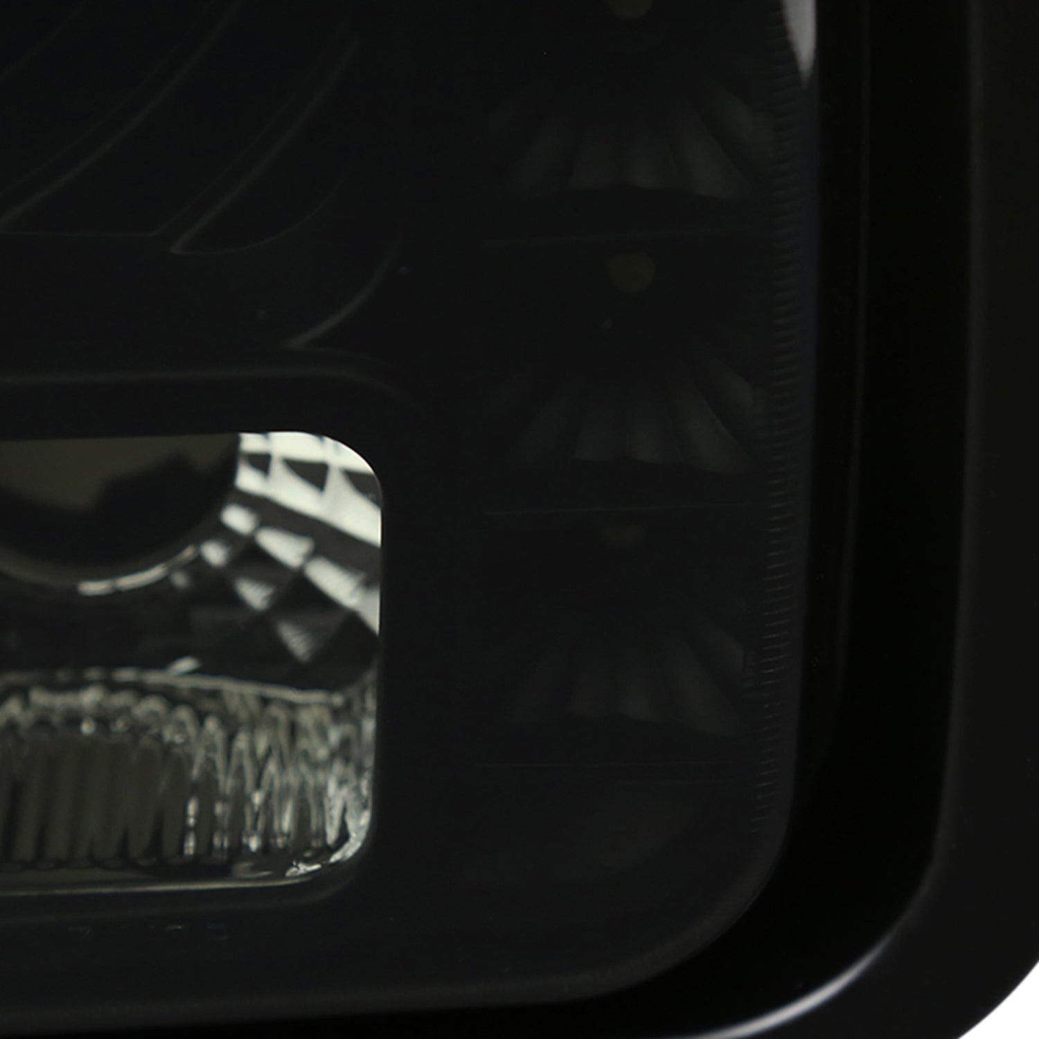 1997-2001 Jeep Cherokee Halo Projector Headlights SMD LED Light Black/Smoke