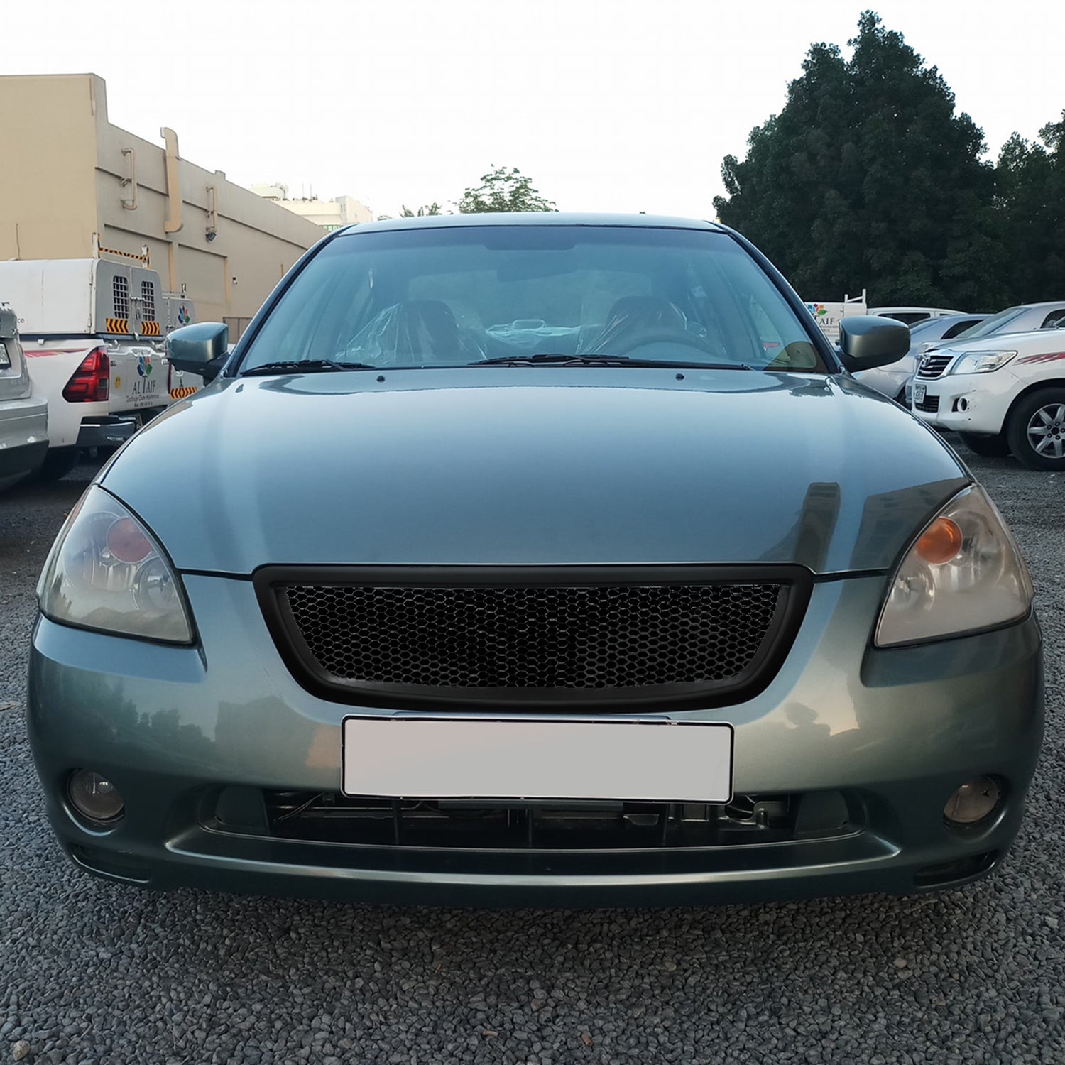 2005-2006 Nissan Altima Matte Black ABS Mesh Grille