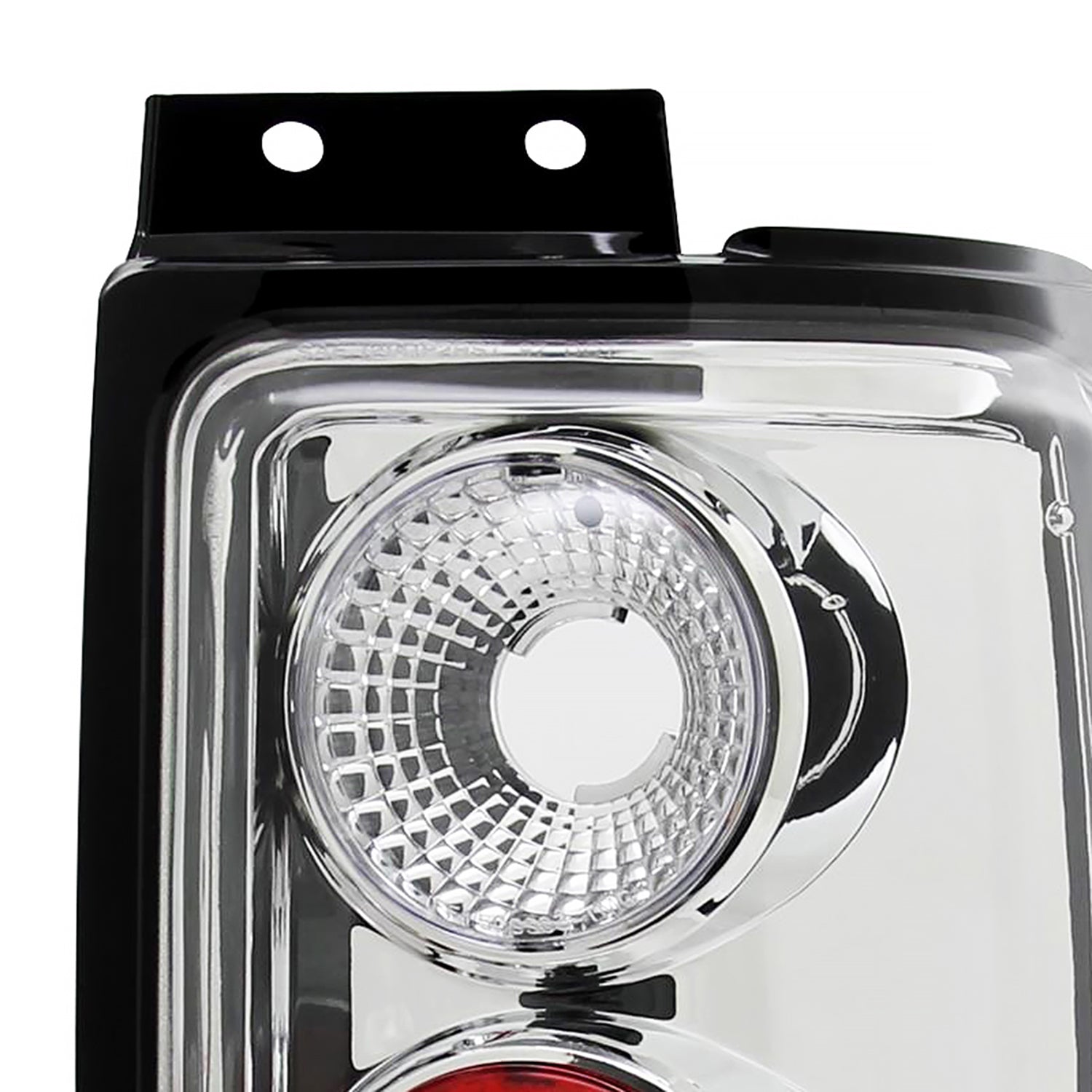 1997-2002 Ford Expedition Tail Lights Chrome Housing/Clear Lens