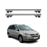 2004-2010 Toyota Sienna Roof Rack Cross Bars Silver
