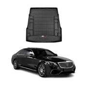 2014-2020 Mercedes S Class W222 Sedan Premium Cargo Liner Trunk Mat All Weather Heavy Duty Black