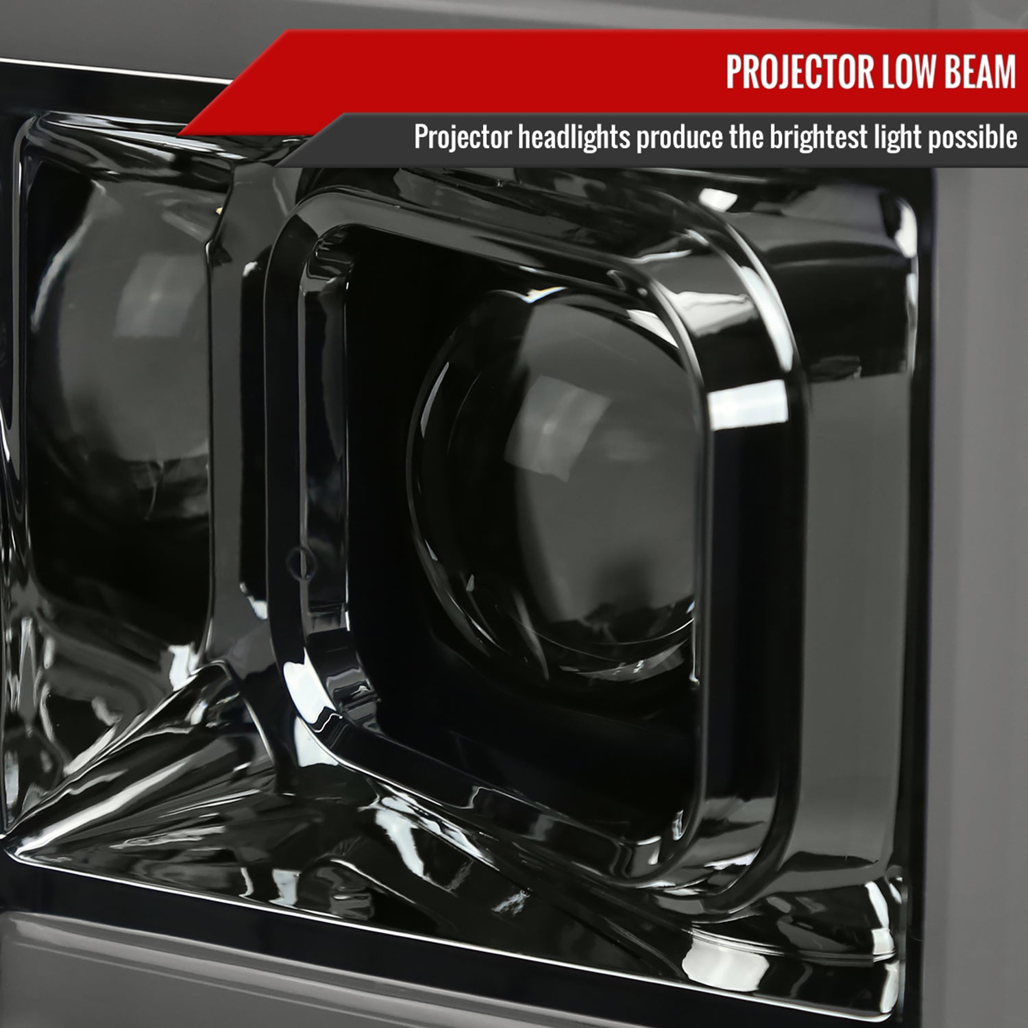 2017-2019 Ford F-250 F-350 F-450 F-550 LED C-Bar Headlights Signal Smoke