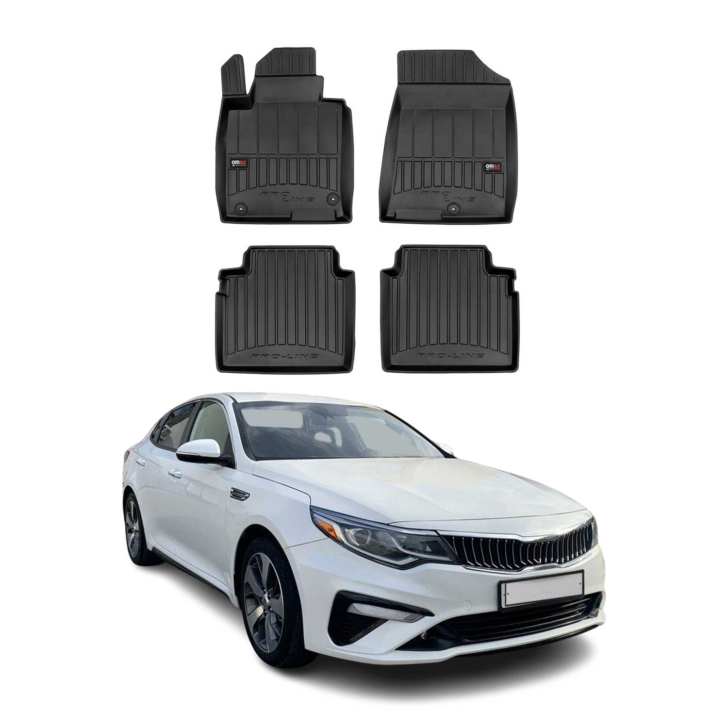 2016-2020 Kia Optima Premium Floor Mats Liners Full Set All Weather Heavy Duty