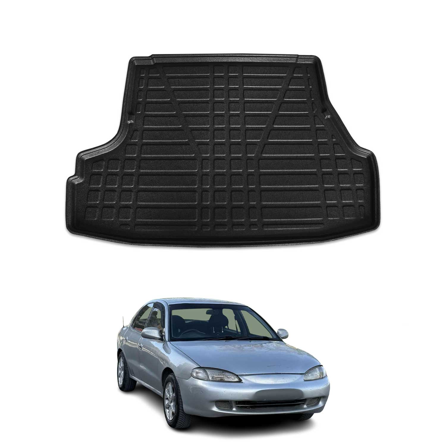 2000-2006 Hyundai Elantra Cargo Liner Trunk Mat All Weather Black