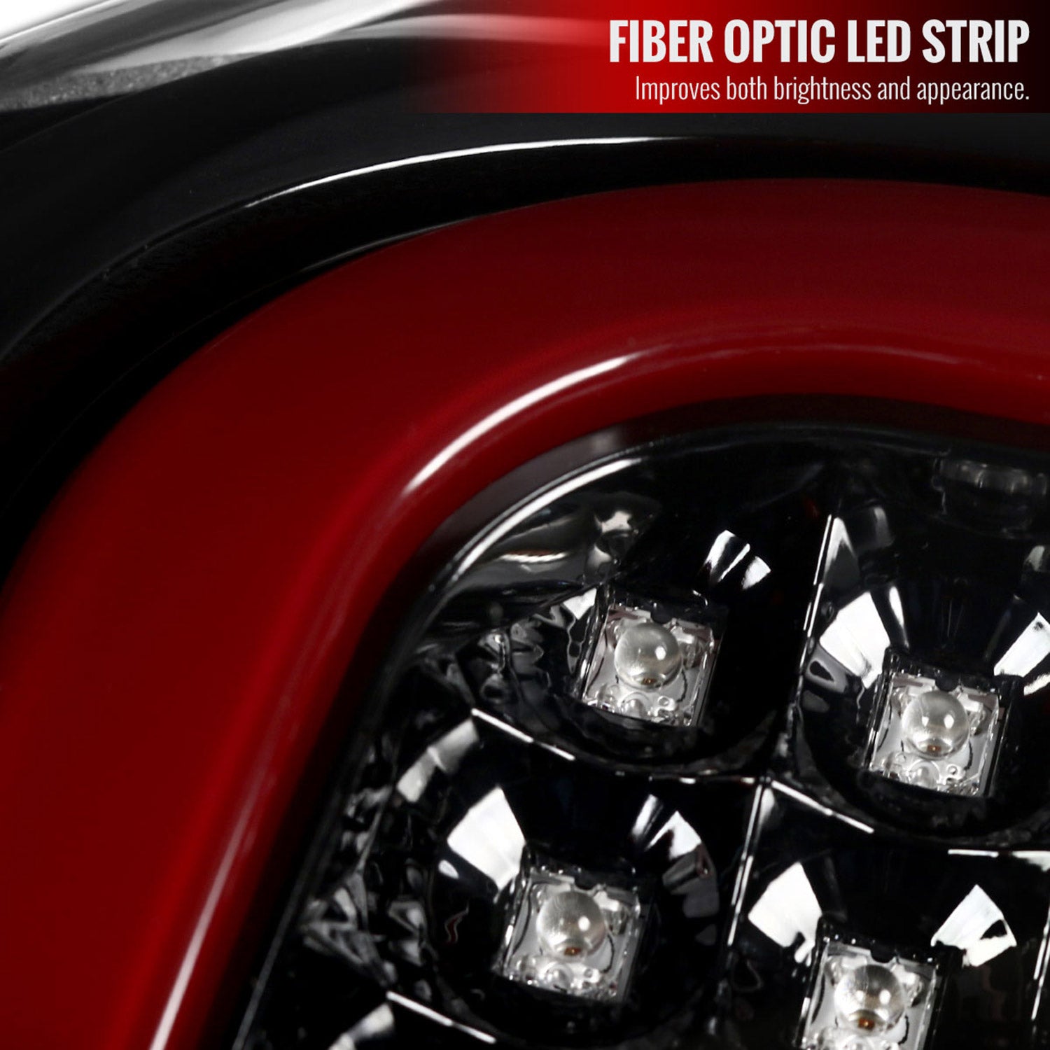 2014-2021 Toyota Tundra Sequential LED Tail Lights Jet Black/Clear Lens