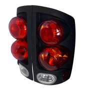 2002-2006 Dodge RAM Retro Style Tail Lights Matte Black Housing/Clear Lens