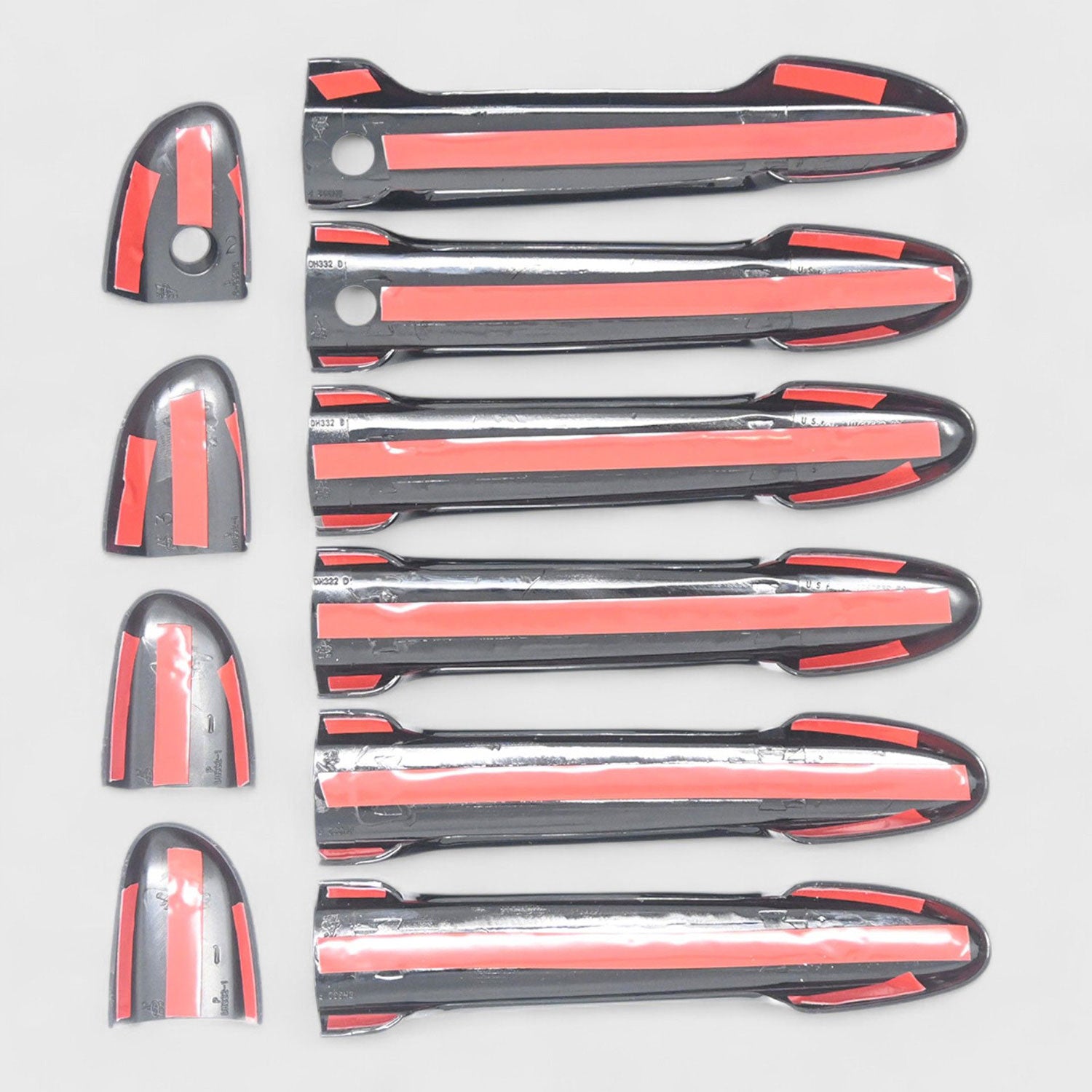 2016-2023 Mazda CX-9 Door Handle Cover Gloss Black 10Pcs ABS Plastic