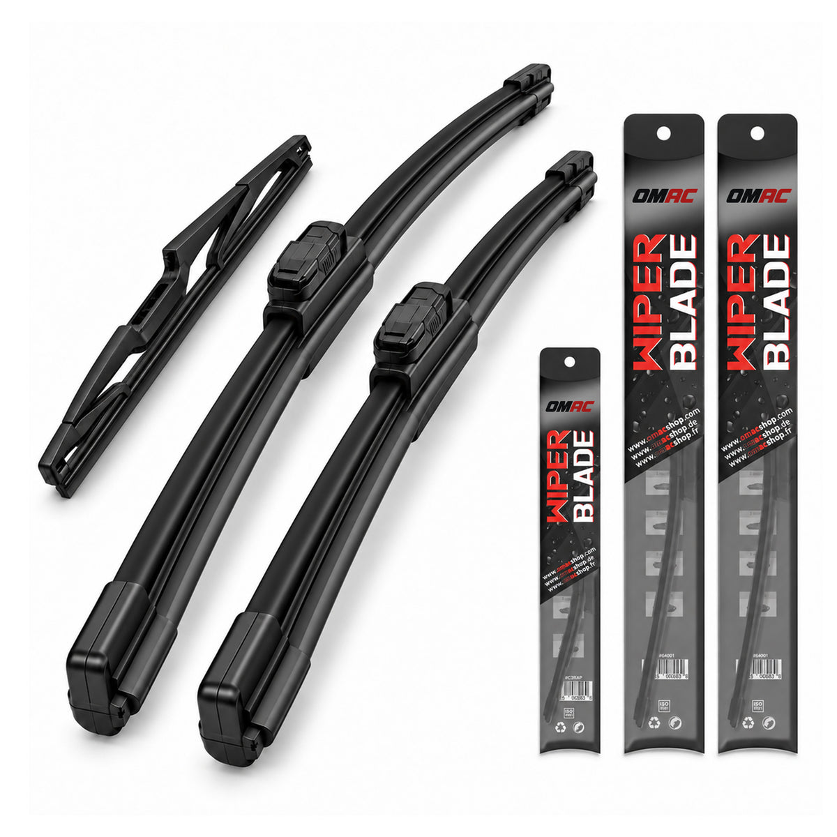 2016-2021 Hyundai Tucson Front & Rear Windshield Wiper Blades Set