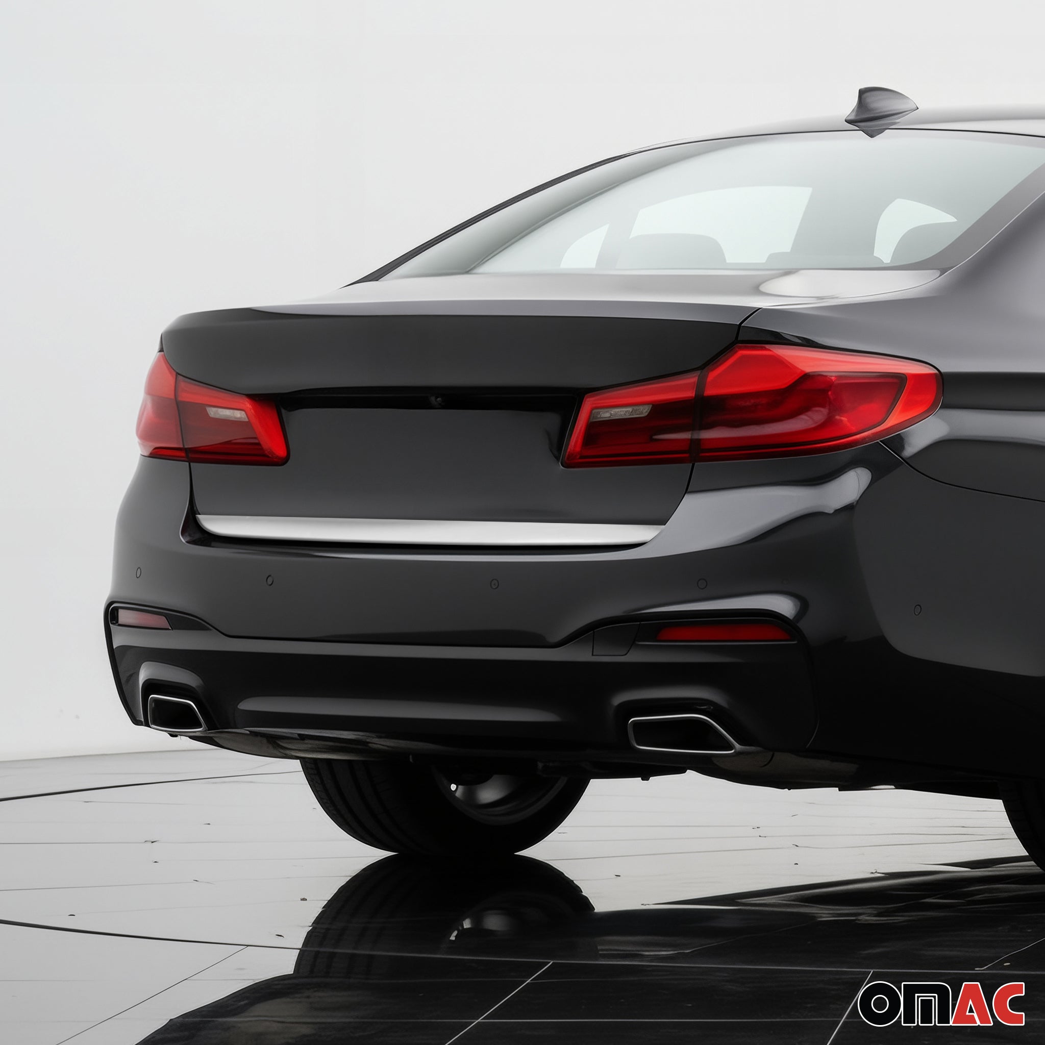 2017-2023 BMW 5 Series G30 Sedan Rear Trunk Lid Molding Trim Stainless Steel