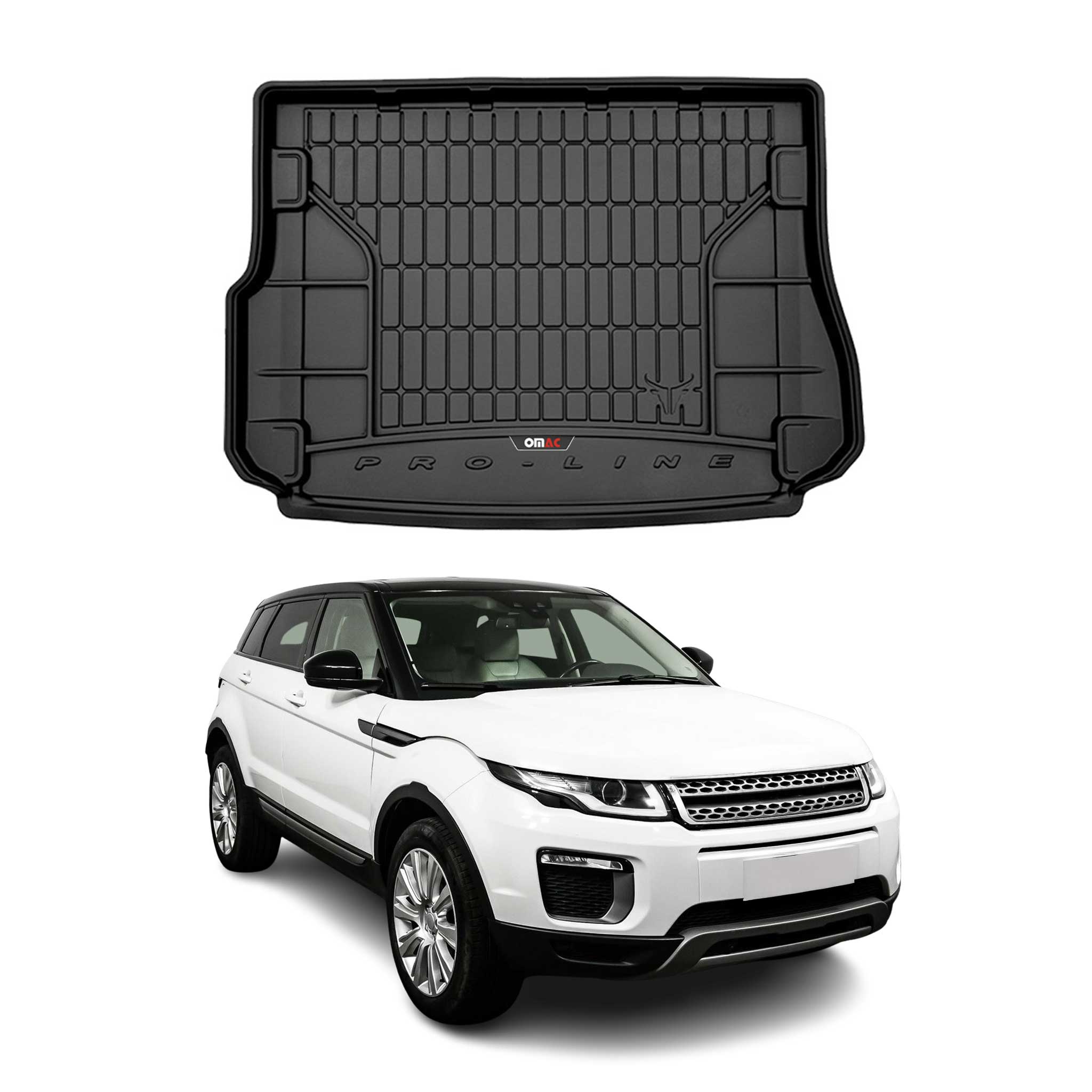 2012-2019 Land Rover Range Rover Evoque Premium Cargo Liner Trunk Mat All Weather Heavy Duty Black