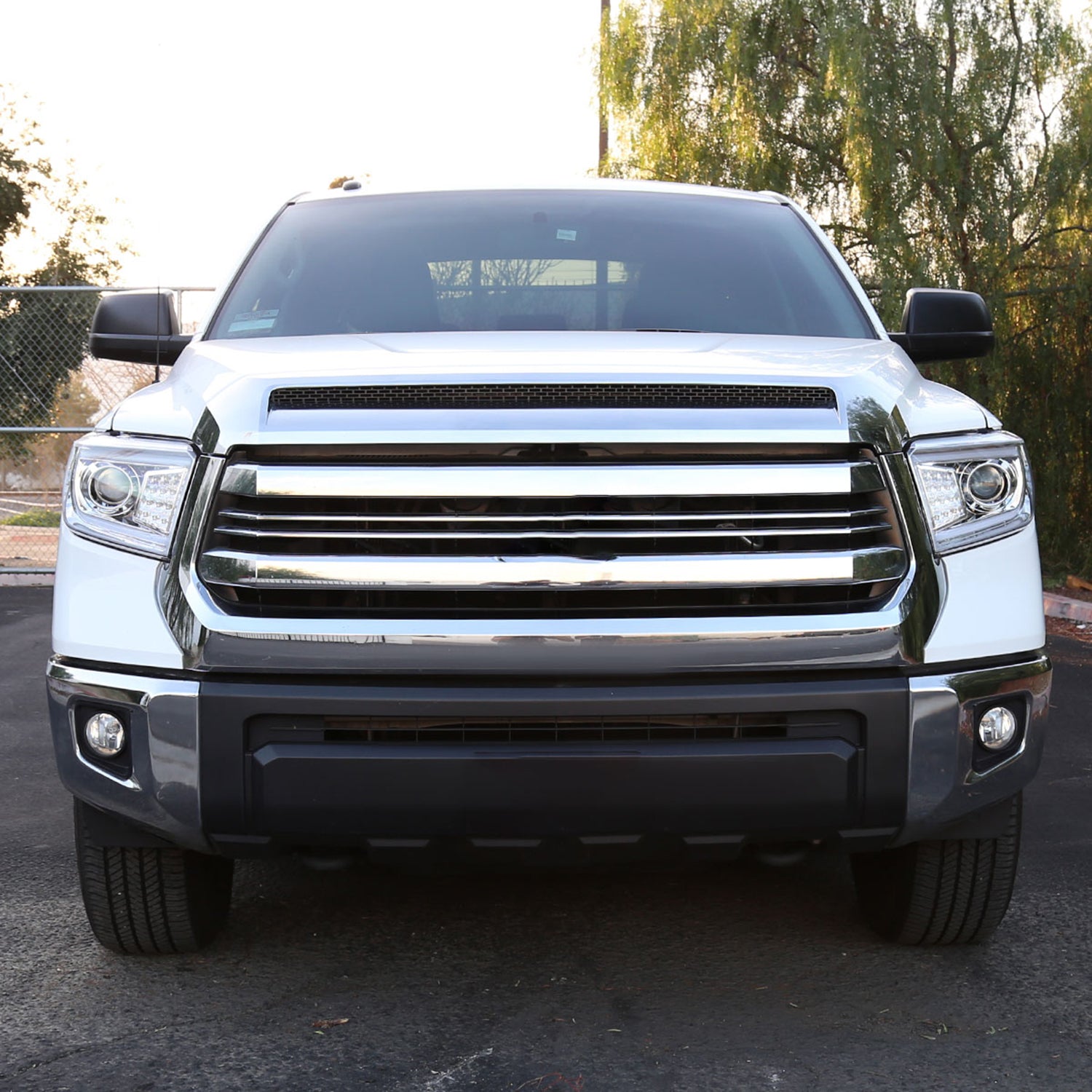 2014-2021 Toyota Tundra LED CBar Projector Headlights Signal Lights Chrome