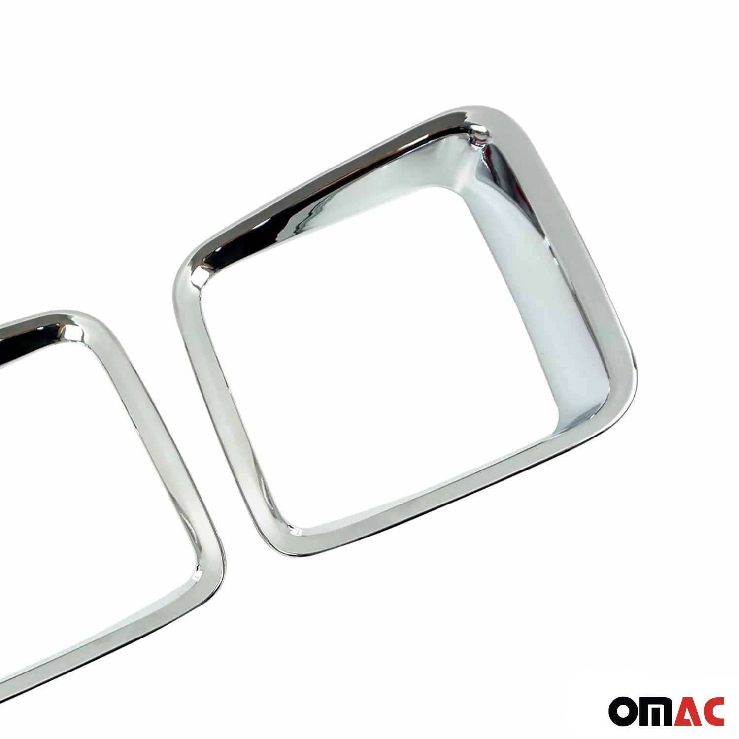 2015-2024 Jeep Renegade Inner Trunk Tail Light Trim Frame Chrome Silver 2Pcs