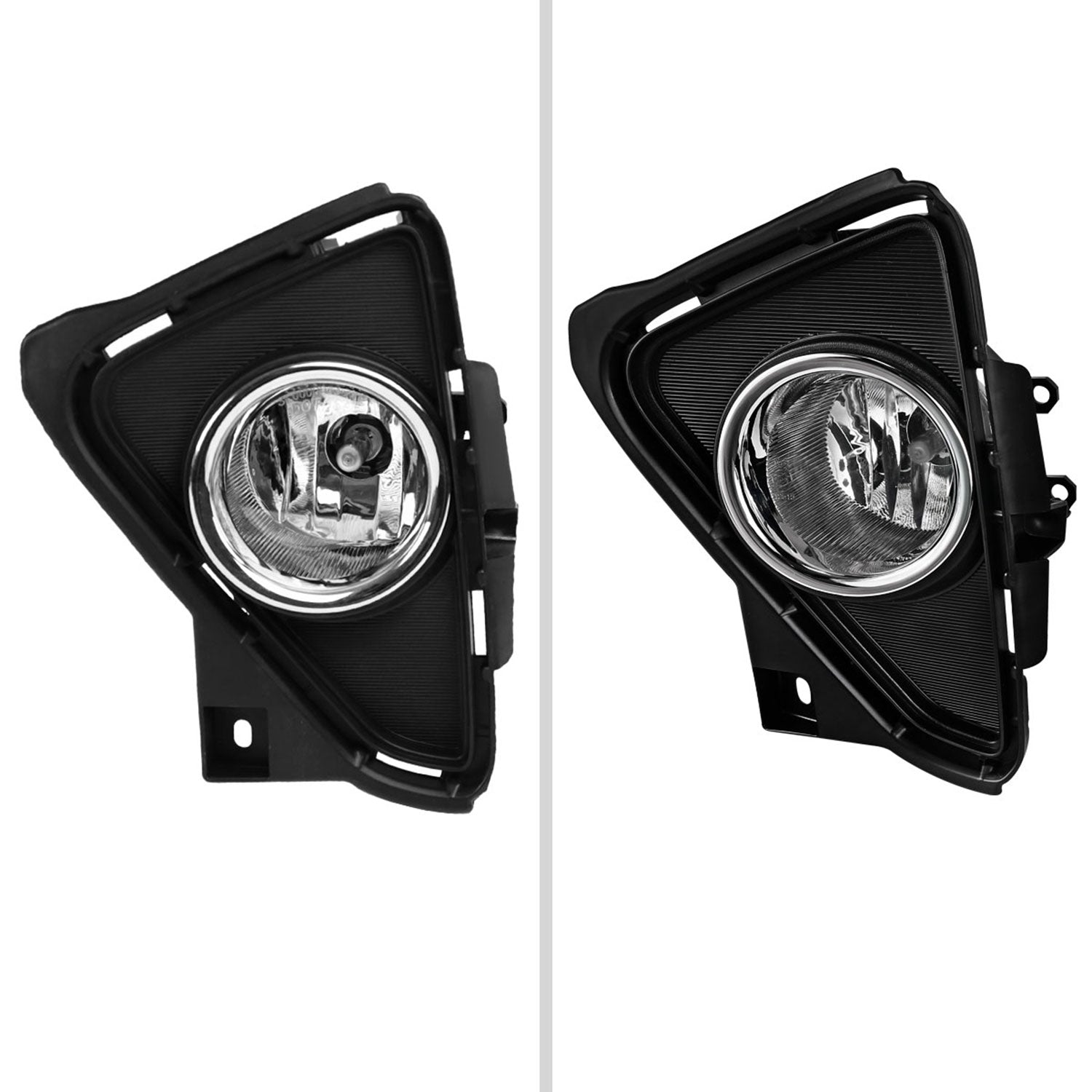 2016-2018 Toyota RAV4 H16 Fog Lights Kit Chrome Housing/Clear Lens