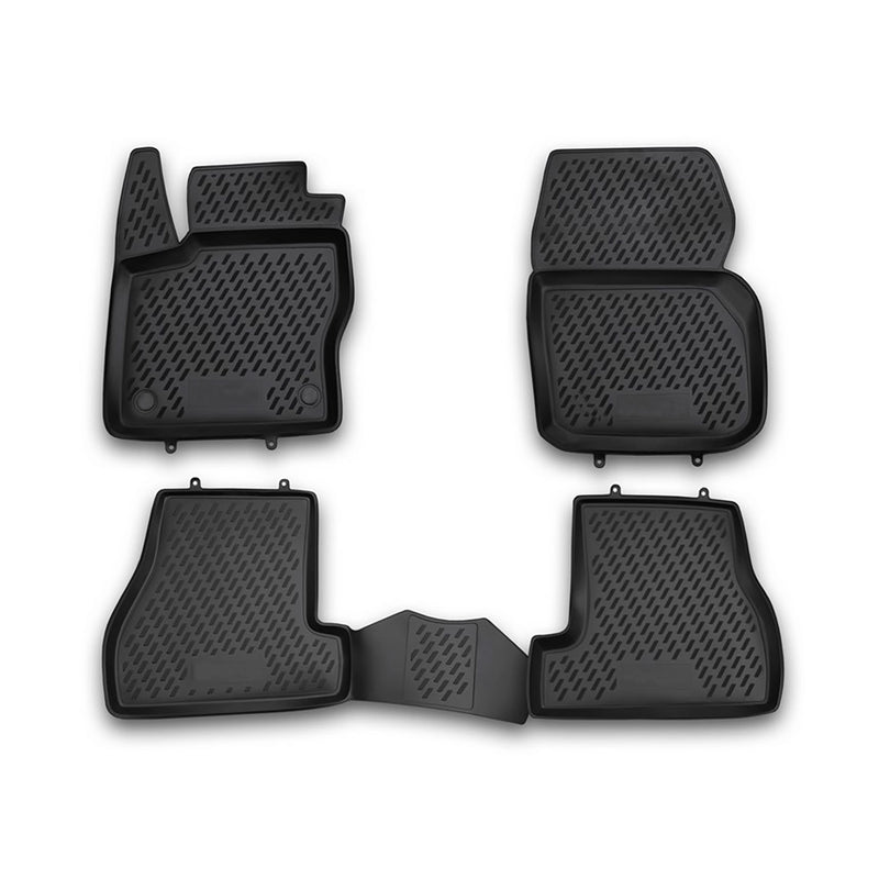 2012-2018 Ford Focus Floor Mats Liners Full Set All Weather Black