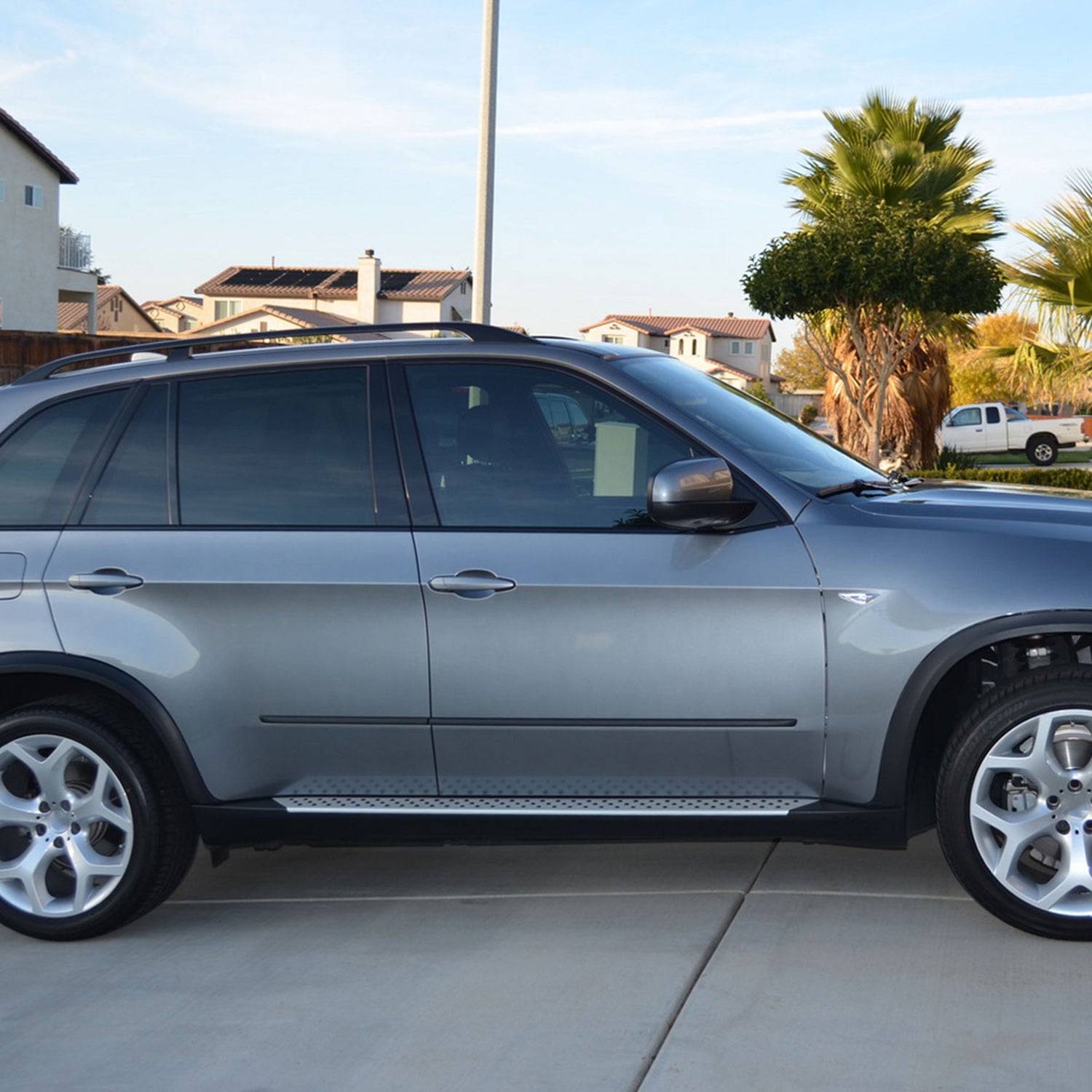 2007-2013 BMW E70 X5 Aluminum Side Step Nerf Bars Running Boards