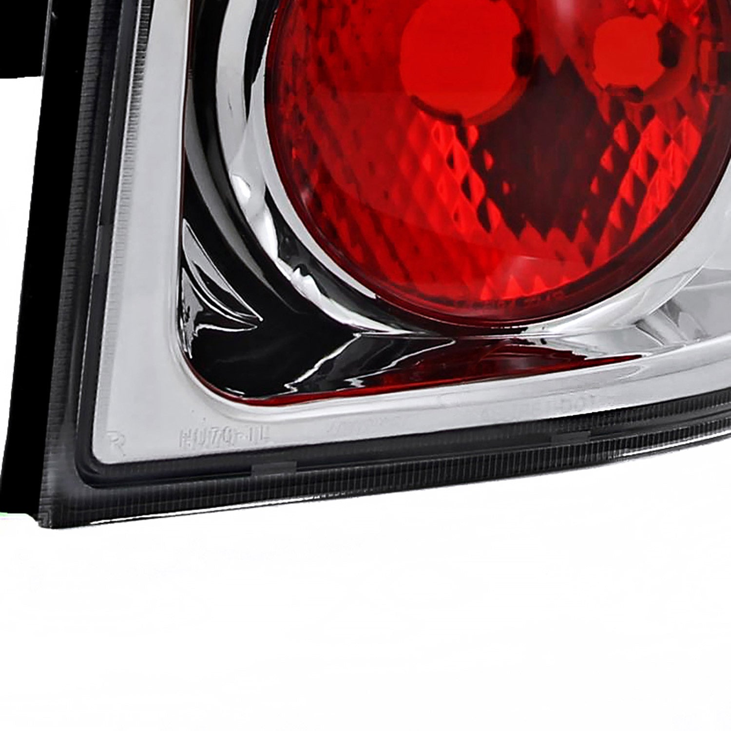 2004-2009 Hyundai Tucson Tail Lights Chrome Housing/Clear Lens