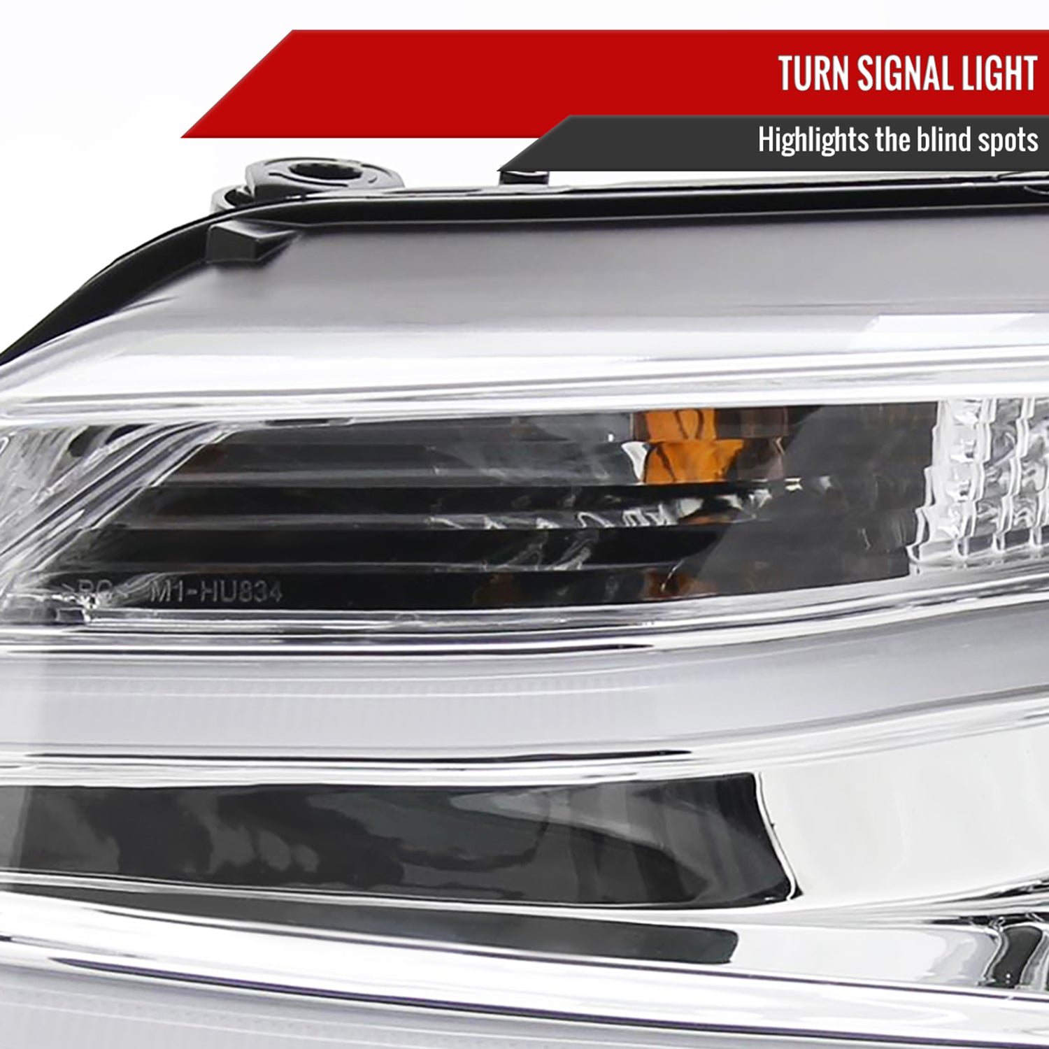 2011-2018 VW Jetta MK6 LED Bar Projector Headlights Chrome/Clear Lens