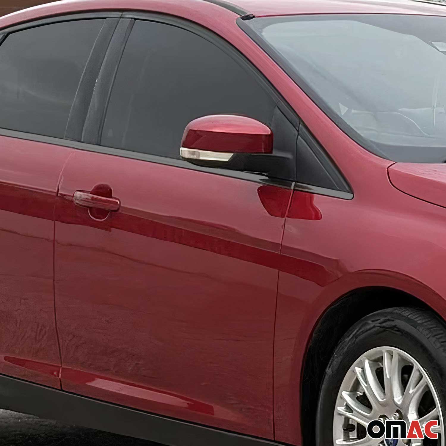 2012-2018 Ford Focus Sedan Window Molding Trim Streamer Stainless Steel