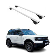 2021-2024 Ford Bronco Sport Roof Rack Cross Bars Silver