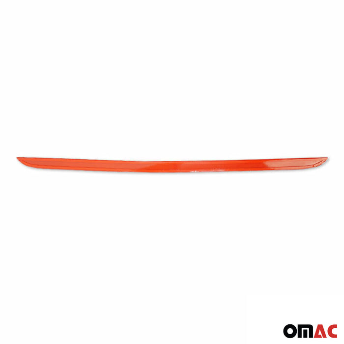 Rear Trunk Lid Molding Trim for Renault Clio 2012-2018 Hatchback Red 1Pc