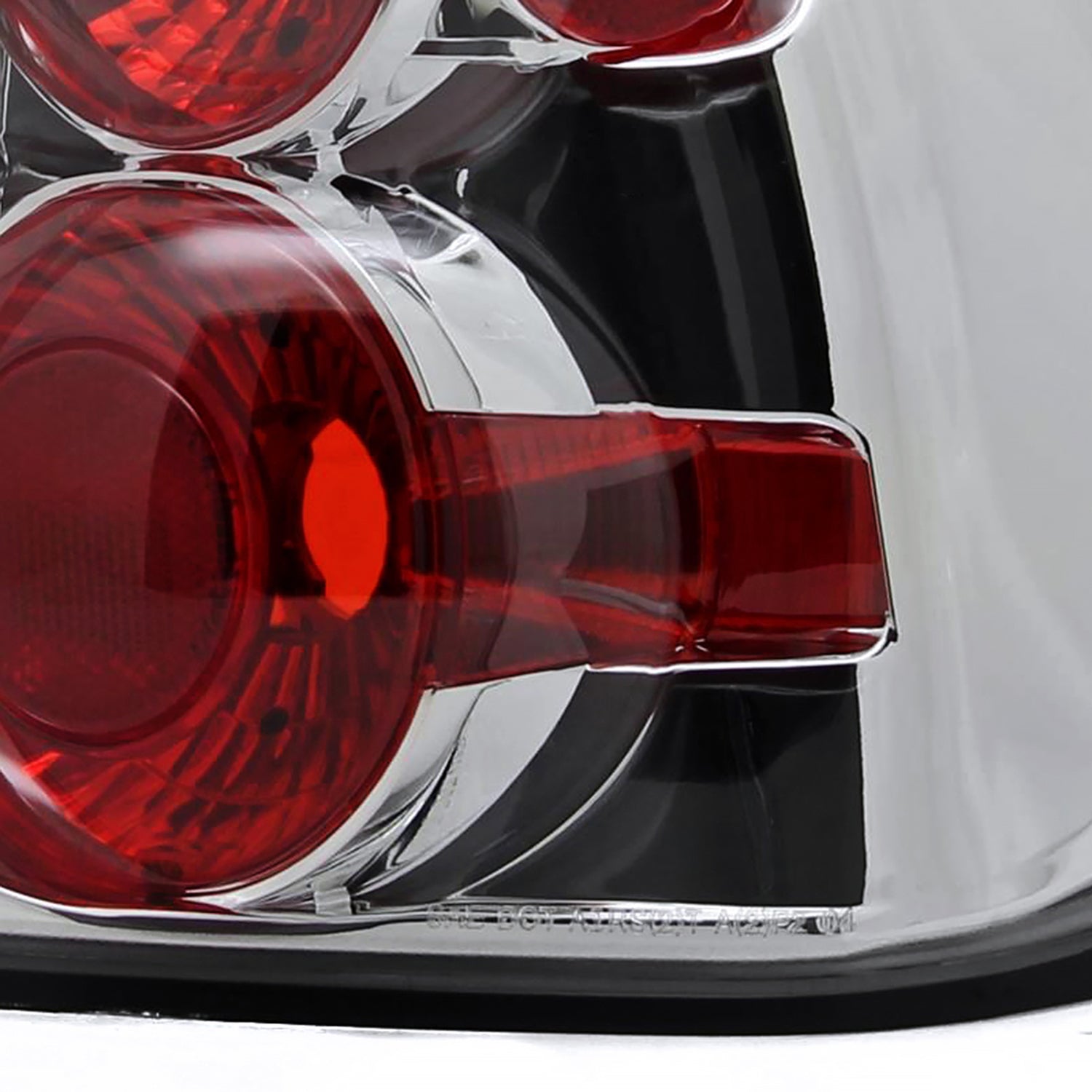 2004-2007 Chevrolet Malibu Tail Lights Chrome Housing/Clear Lens