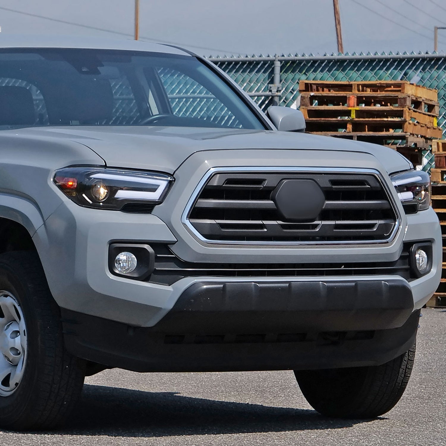 2016-2023 Toyota Tacoma Sequential LED Bar Projector Headlights Matt Black