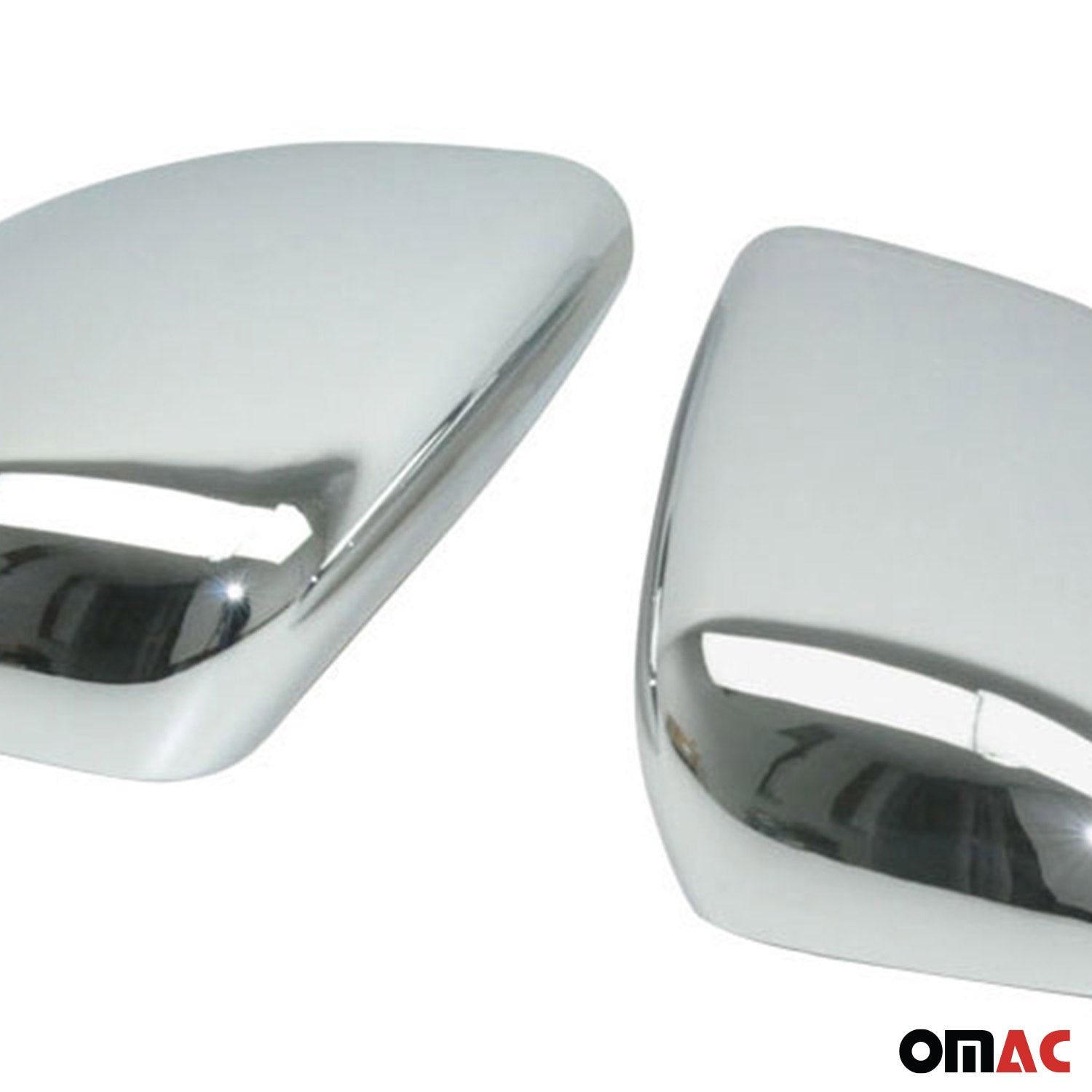 2014-2019 Ford Transit Connect Pre-FL Side Mirror Cover Caps Chrome Silver 2 Pcs