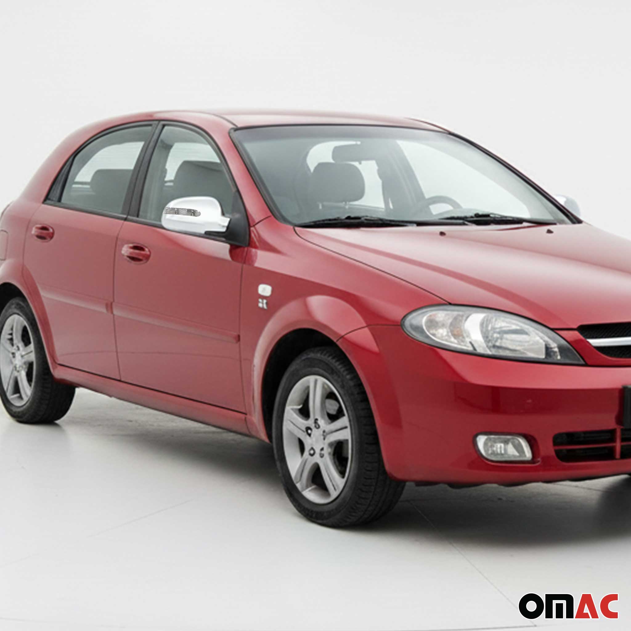 2004-2013 Chevrolet Lacetti Side Mirror Cover Caps Chrome Silver 2 Pcs