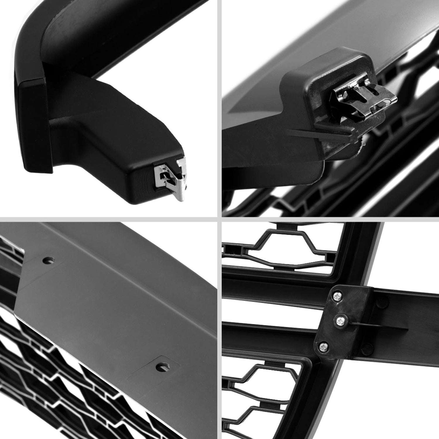 2005-2006 Chevy Silverado 2500HD/3500HD Black Honeycomb Front Hood Grille