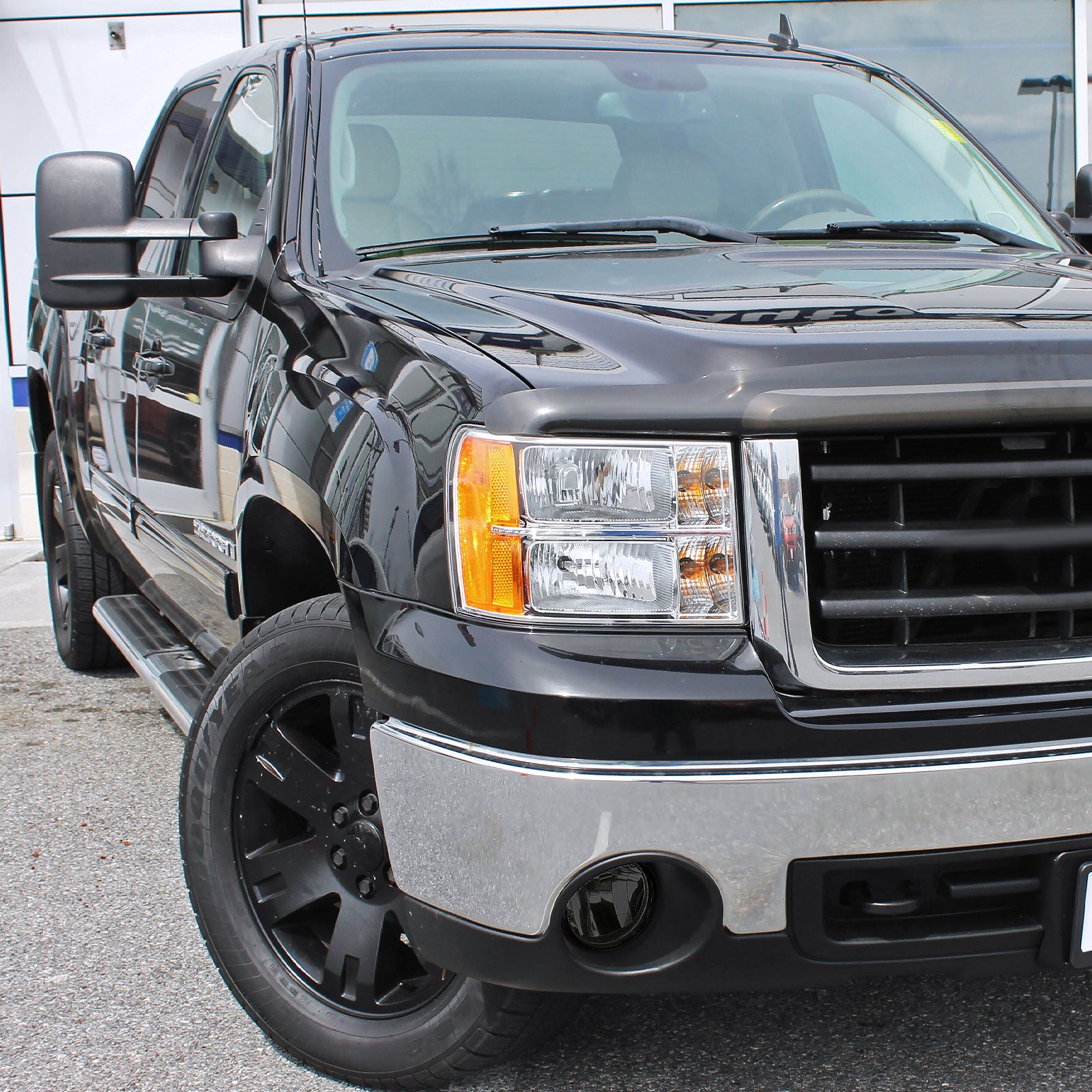 2007-2014 GMC Sierra 1500 2500HD/3500HD H8 Fog Lights Kit Chrome/Smoke Lens