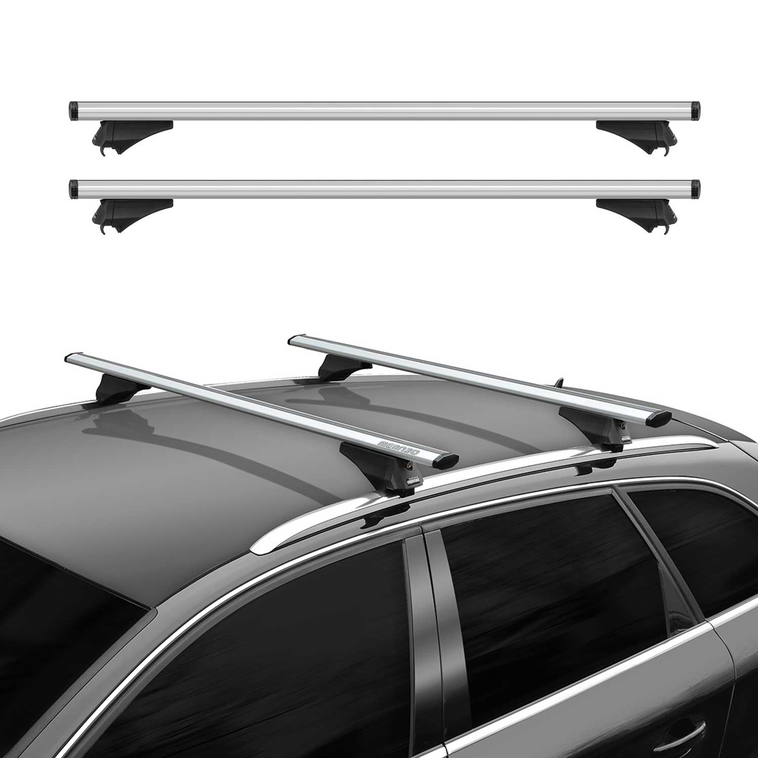 2011-2016 Mini Countryman R60 Roof Rack Cross Bars Silver