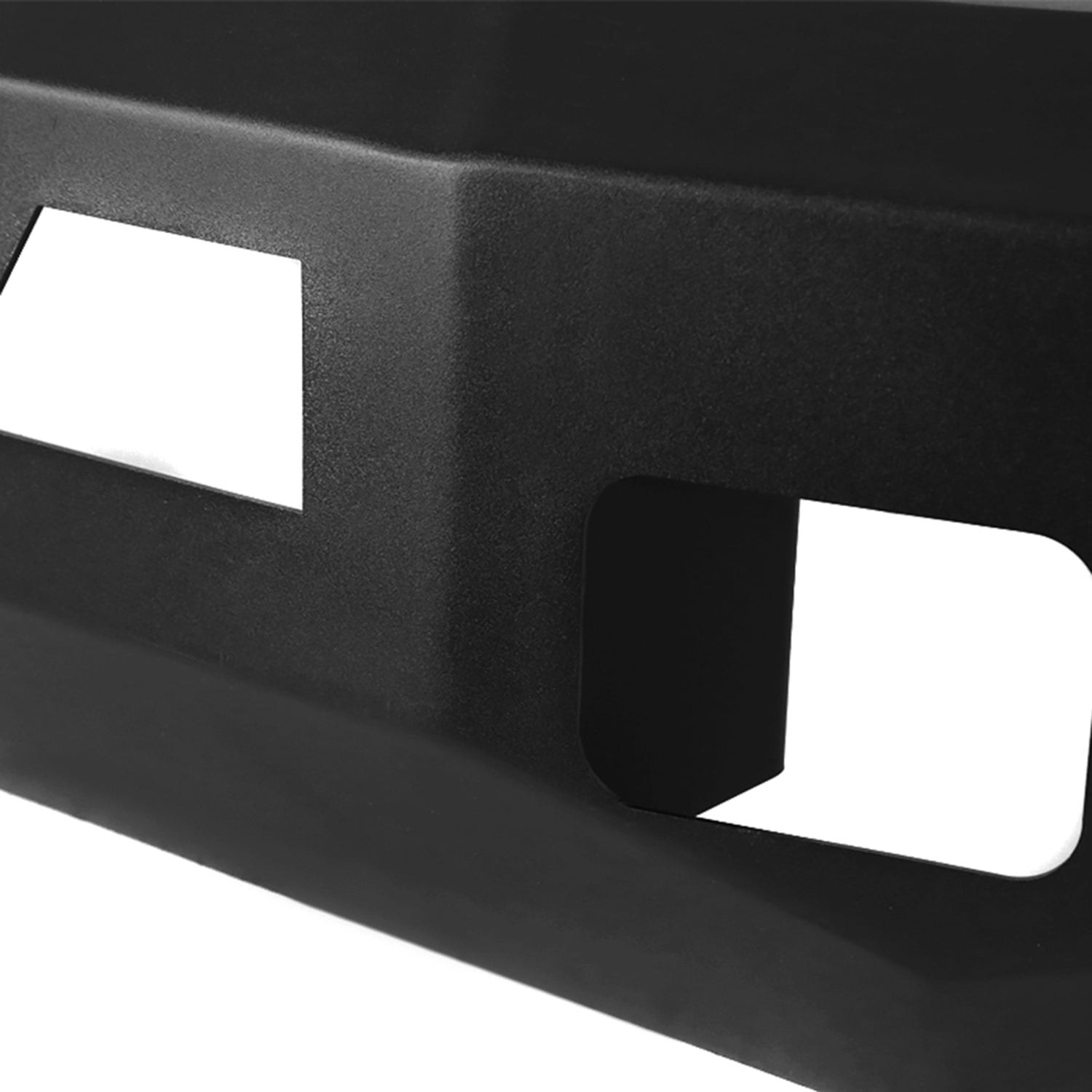 2017-2021 Ford F-250/F-350 Black Heavy Duty Steel Front Bumper LED Light Ports