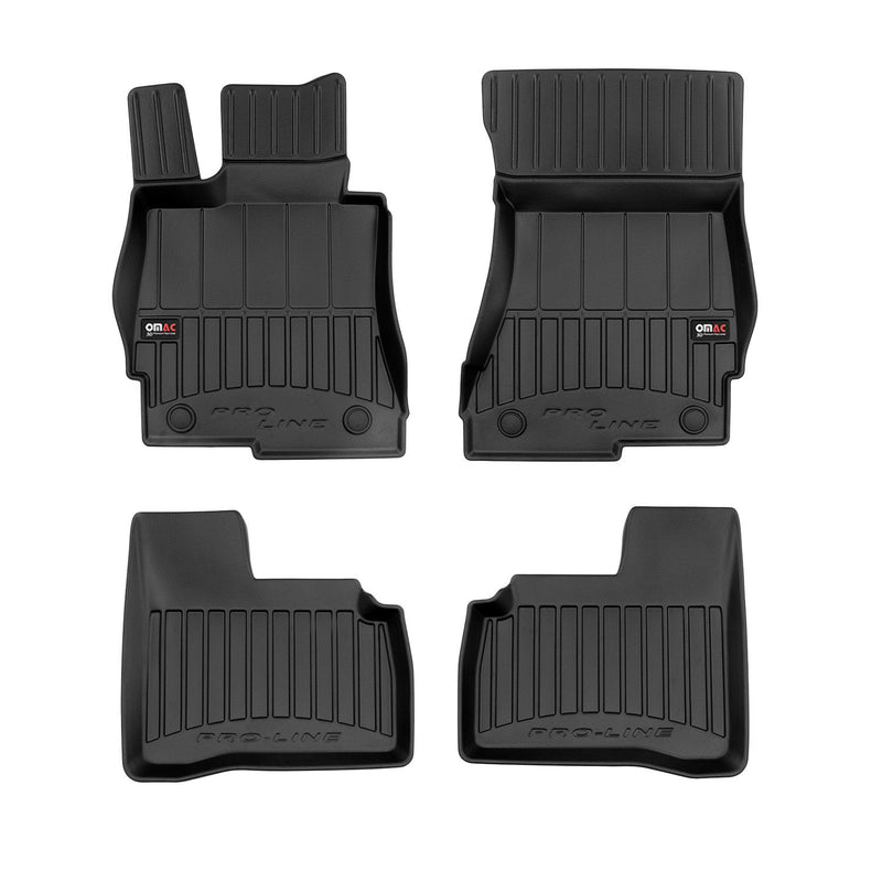 2007-2013 Mercedes S Class W221 SWB Premium Floor Mats Liners Full Set All Weather Heavy Duty Black