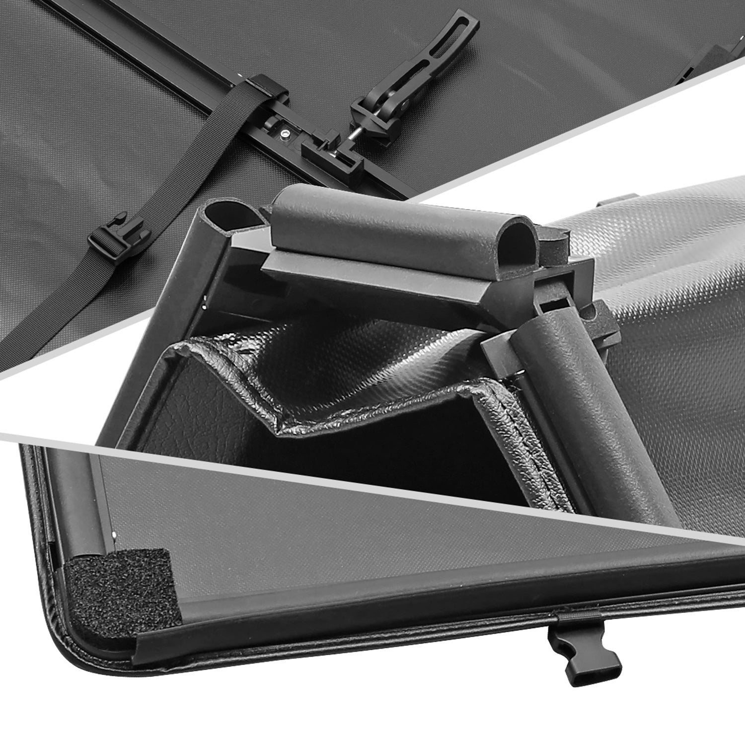 2004-2015 Nissan Titan 5'7" Short Bed Soft Quad-Fold Tonneau Cover