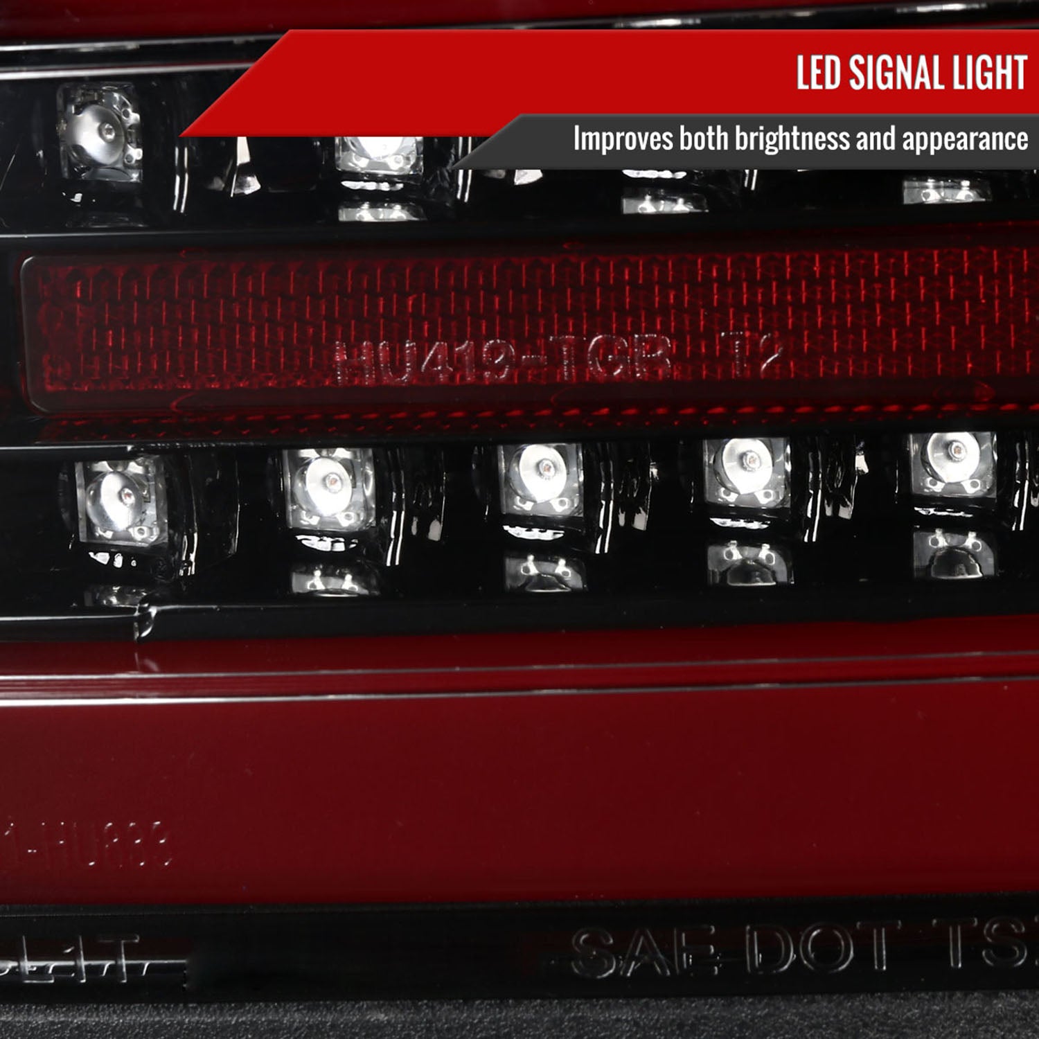 2008-2017 Mitsubishi Lancer / 2008-2015 Lancer EVO X LED Tail Lights Jet Black