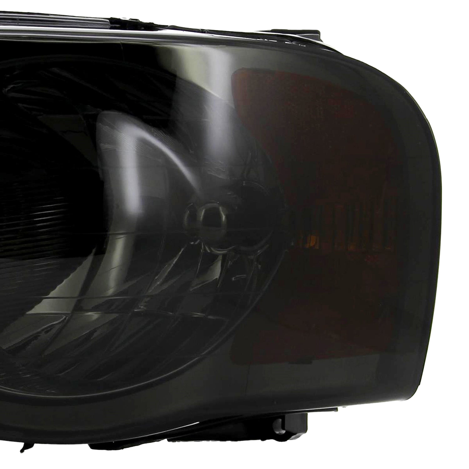2002-2005 Dodge RAM 1500 2500 3500 Factory Headlights Chrome/Smoke