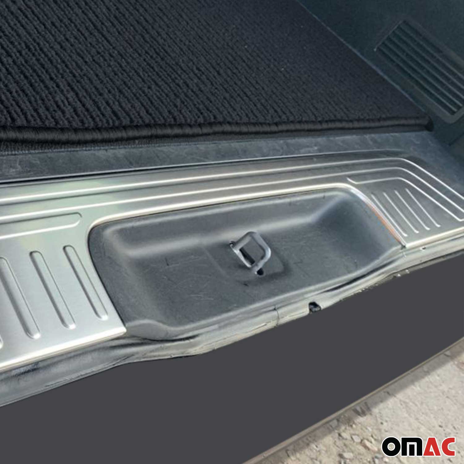 2016-2024 Mercedes Metris Trunk Sill Cover Bumper Protector Stainless Steel
