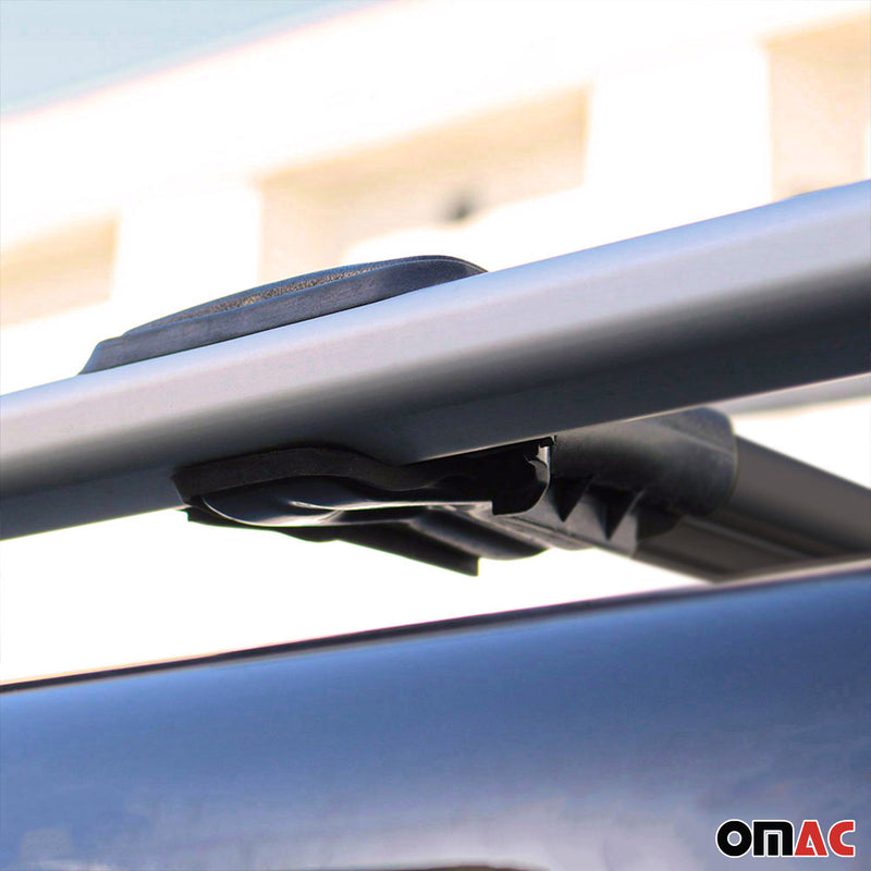 2007-2011 Kia Cee'd Estate Roof Rack Cross Bars Black