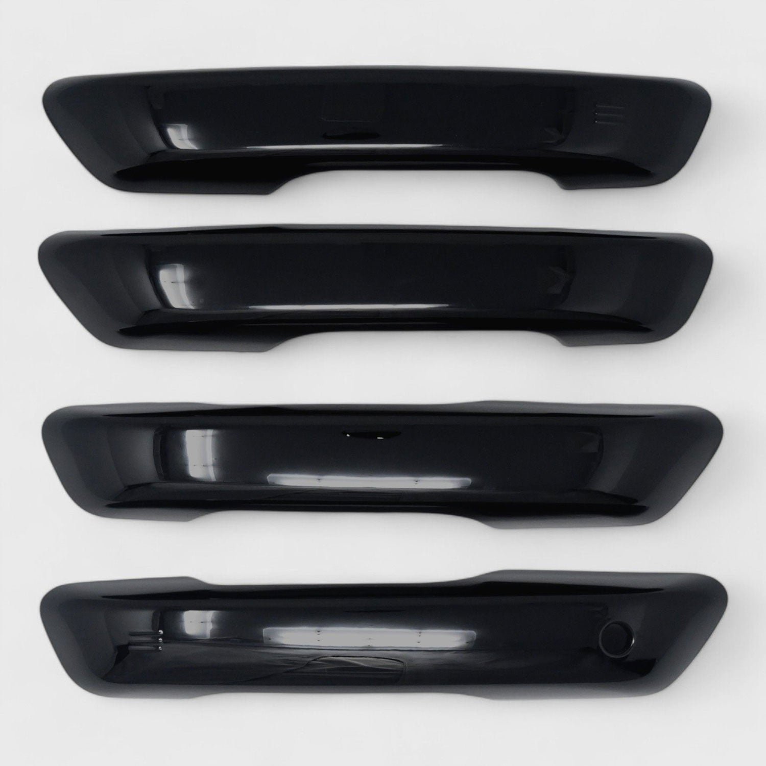 2021-2025 Jeep Grand Cherokee L Door Handle Cover Gloss Black 4Pcs ABS Plastic