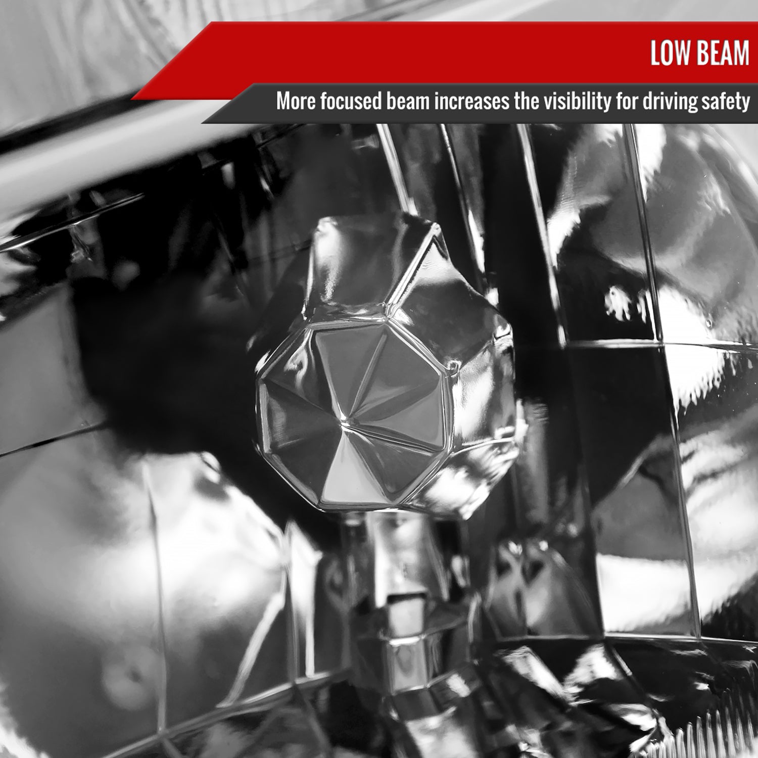 2003-2007 Honda Accord Factory Style Headlights w/Amber Reflector Chrome/Clear