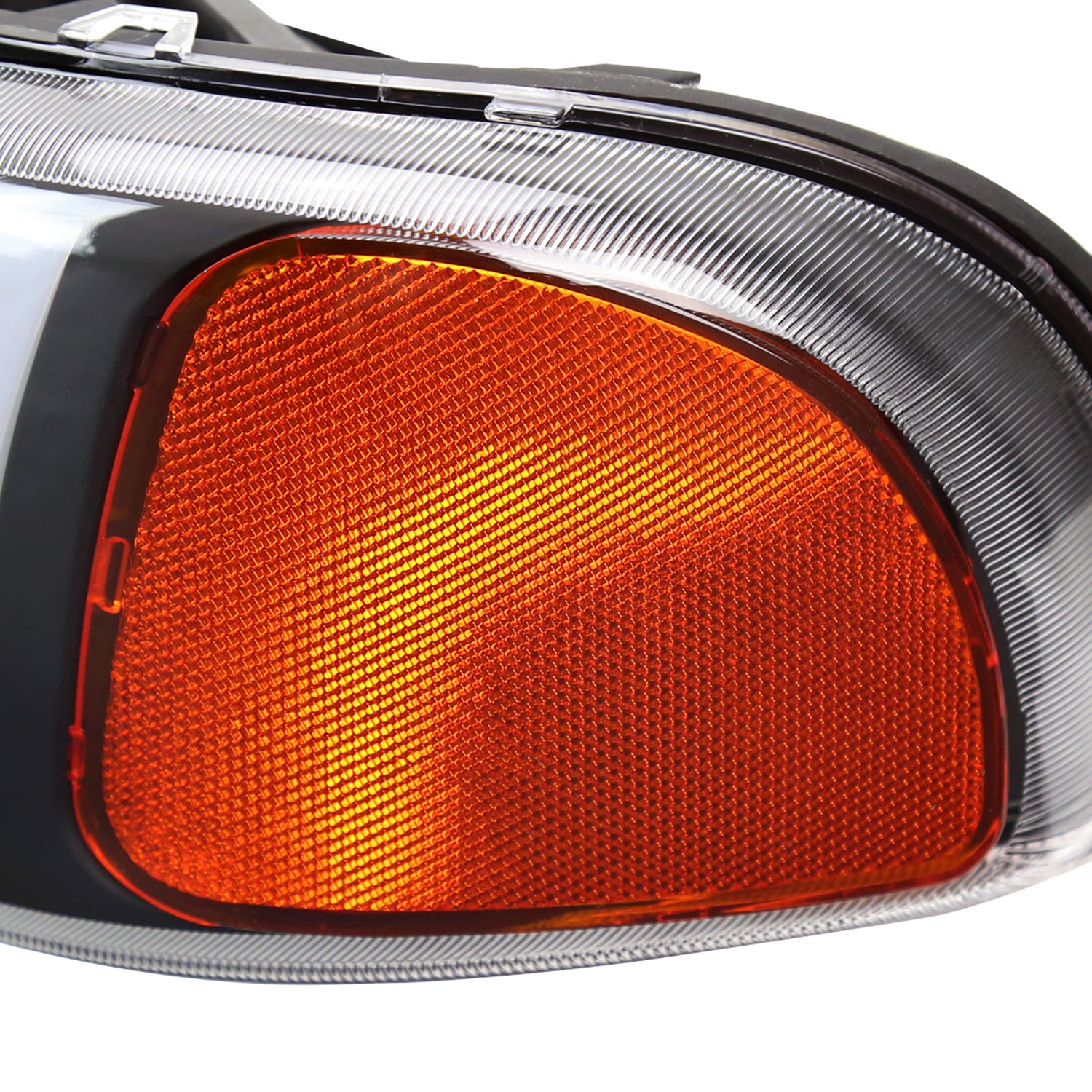 2001-2006 GMC Yukon Denali / XL LED Bar Factor Headlights Matte Black/Clear